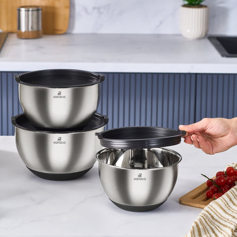 Karaca Blendbox 3-Pack Mixing Set, Inox