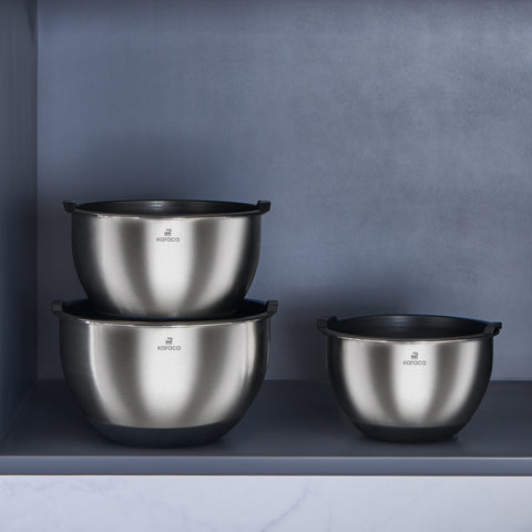 Karaca Blendbox 3-teiliges Mixset, Inox