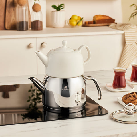 Karaca Pocelinox Porzellan Teekannen Set