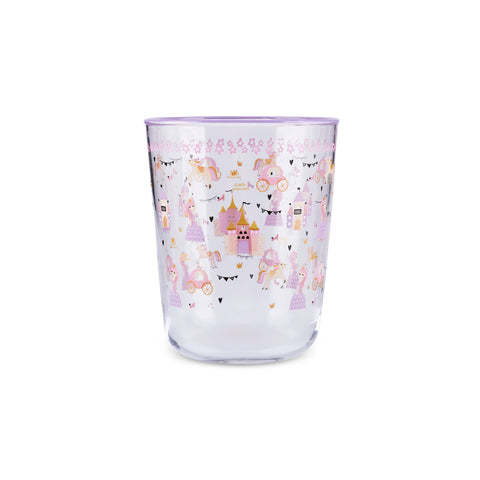 Karaca Kids 3-Teiliges Glasbecher-Set Für Mädchen, Rosa