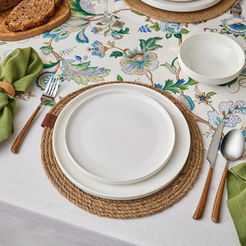 Karaca Stream Bone China Saturn 12-teiliges Tafelservice für 4 Personen, Weiß
