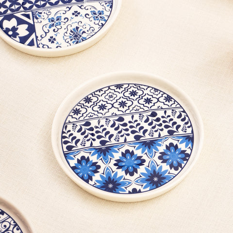 Karaca Portela 12-teiliges Türkisches Teeset aus Bone China für 6 Personen, 170 ml, Mehrfarbig