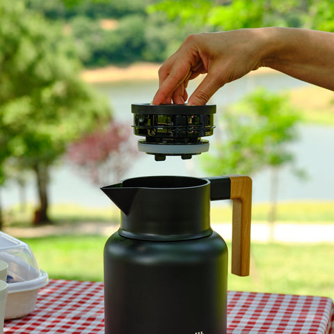 Karaca Corelock Paslanmaz Çelik Termos, 1,6 L, Siyah