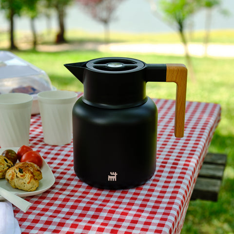 Karaca Corelock Paslanmaz Çelik Termos, 1,6 L, Siyah