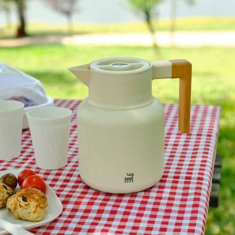 Karaca Corelock Paslanmaz Çelik Termos, 1,6 L, Krem