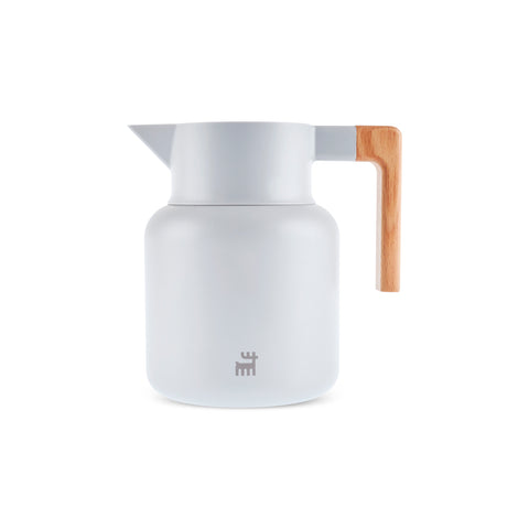 Karaca Corelock Isolierflasche aus Edelstahl, 1,6 l, Hellgrau