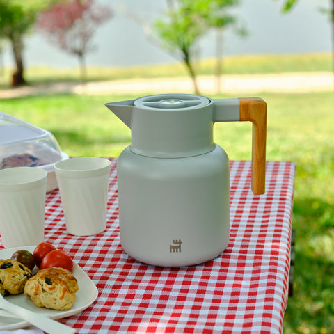 Karaca Corelock Paslanmaz Çelik Termos, 1,6 L, Açık Gri