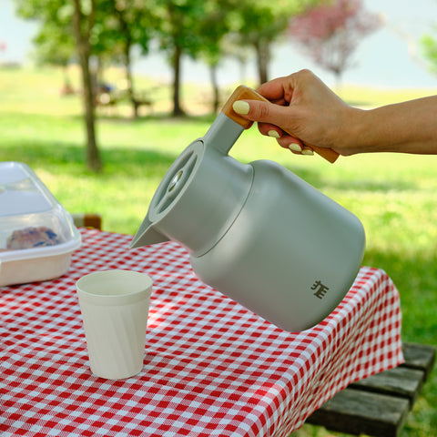 Karaca Corelock Paslanmaz Çelik Termos, 1,6 L, Açık Gri