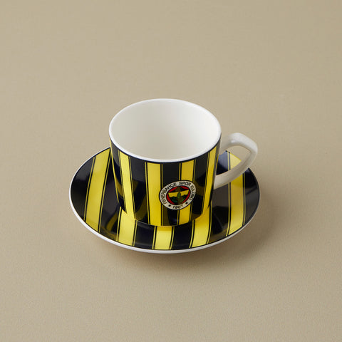 Karaca x Fenerbahçe Licensed 6-Person Coffee Cup Set 80 ml