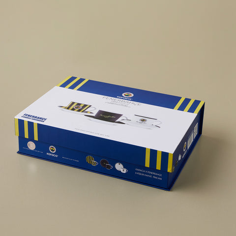 Karaca x Fenerbahçe Licensed 6-Person Coffee Cup Set 80 ml