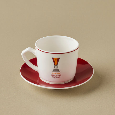 Karaca x Galatasaray Licensed 6-Person Coffee Cup Set 80 ml
