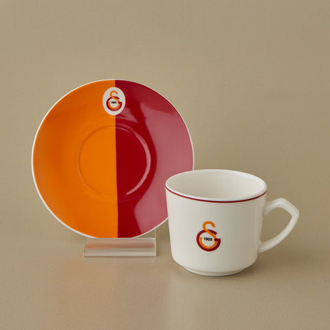 Karaca x Galatasaray Licensed 6-Person Coffee Cup Set 80 ml