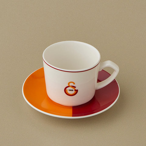 Karaca x Galatasaray Licensed 6-Person Coffee Cup Set 80 ml