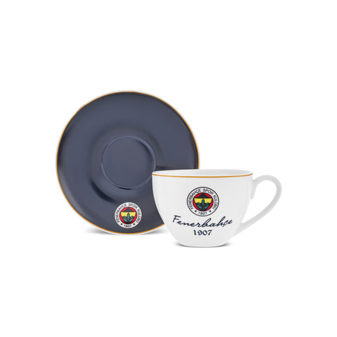 Karaca x Fenerbahçe Lizenziertes 2-teiliges Teetassen-Set, 220ML