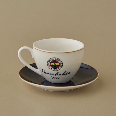 Karaca x Fenerbahçe Lizenziertes 2-teiliges Teetassen-Set, 220ML