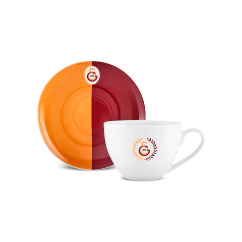 Karaca x Galatasaray Licensed 2-Person Tea Cup Set, 220ML