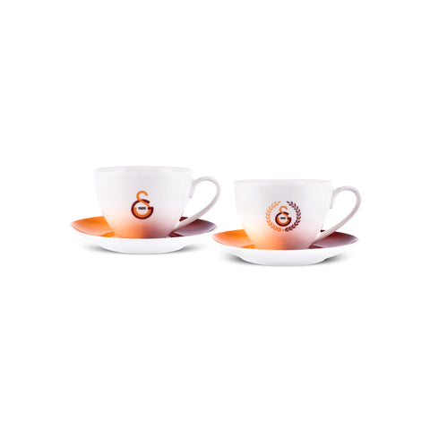 Karaca x Galatasaray Licensed 2-Person Tea Cup Set, 220ML