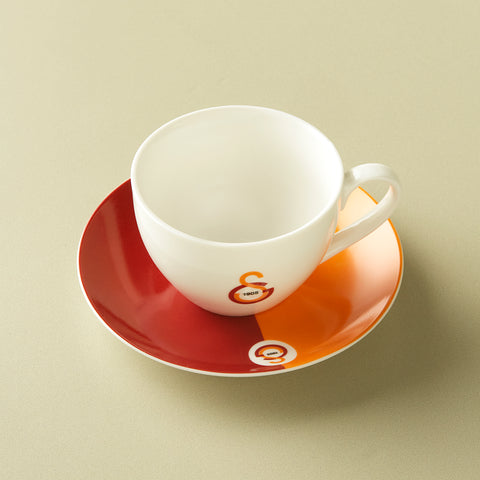 Karaca x Galatasaray Licensed 2-Person Tea Cup Set, 220ML