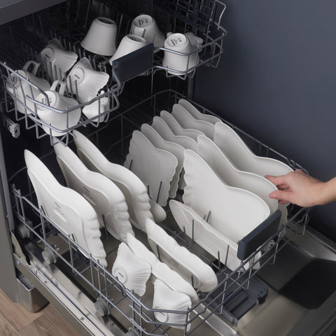 Karaca Stream Bone China Pieris 34-Piece Serveware Set for 6 People, White