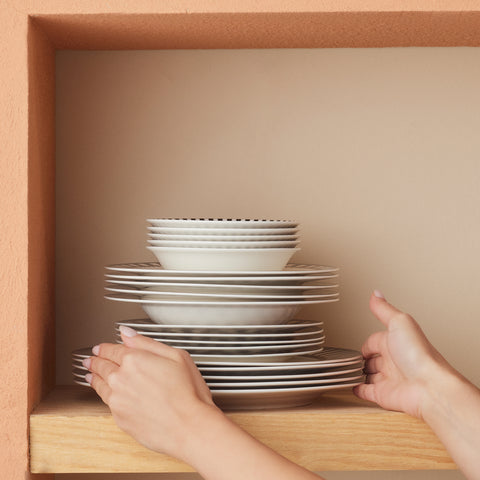 Karaca Elegance Bone Helsinki 24-teiliges Tafelservice für 6 Personen