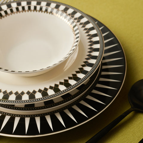 Karaca Elegance Bone Helsinki 24-teiliges Tafelservice für 6 Personen