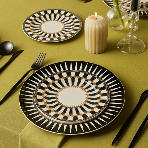Karaca Elegance Bone Helsinki 24-teiliges Tafelservice für 6 Personen