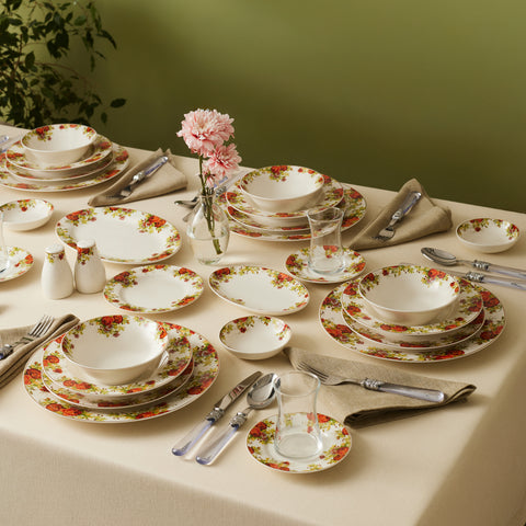 Karaca Elegance Bone Montebello 60-teiliges Tafelservice für 8 Personen