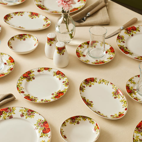 Karaca Elegance Bone Montebello 60-teiliges Tafelservice für 8 Personen