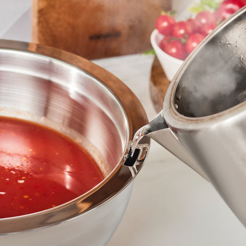 Karaca Mutfaksever Ice Hot Bowl Servierschüssel aus Edelstahl 20cm
