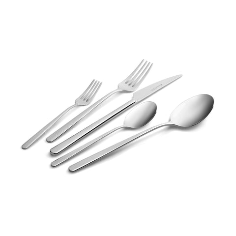 Karaca Boreas 40-Piece Cutlery Set, Silver