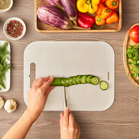 Karaca 304 Stainless Steel Cutting Board, Inox
