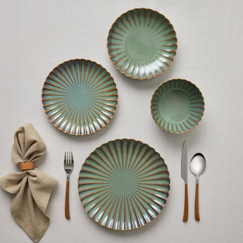 Karaca Cora Reactive Dinnerware Set for 6 People, 24 Pieces