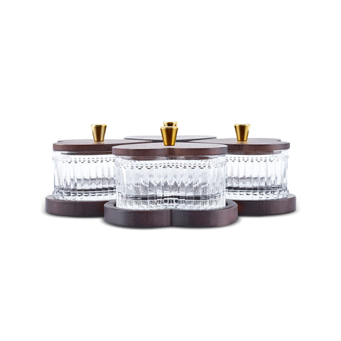 Karaca Heart 4-Piece Breakfast Set