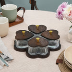 Karaca Heart 4-Piece Breakfast Set