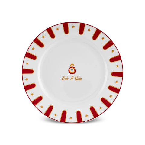 Karaca x Galatasaray Lizenziertes Forever Bone 24-teiliges Tafelservice für 6 Personen