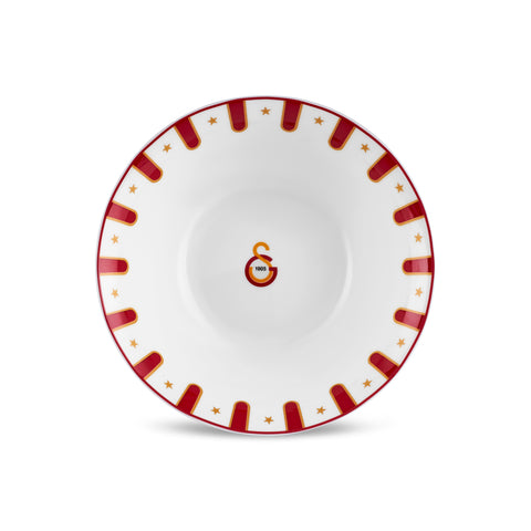 Karaca x Galatasaray Lizenziertes Forever Bone 24-teiliges Tafelservice für 6 Personen