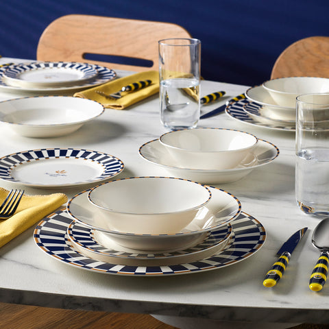 Karaca x Fenerbahçe Licensed Forever Bone 24-Piece Dinner Set for 6 People