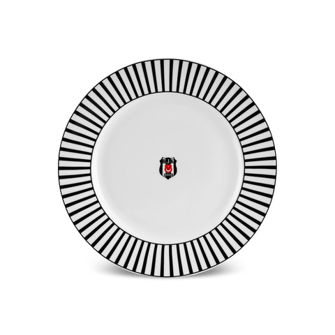 Karaca x Beşiktaş Lizenziertes Forever Bone 24-teiliges Tafelservice für 6 Personen