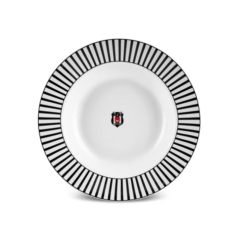 Karaca x Beşiktaş Lizenziertes Forever Bone 24-teiliges Tafelservice für 6 Personen