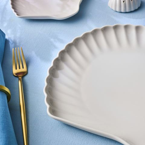 Karaca Stream Bone Ostra 34-Piece Breakfast Set for 6 People
