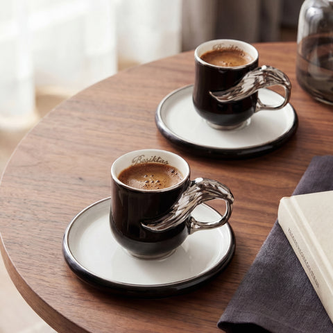 Karaca x Beşiktaş Licensed 2-Person Coffee Cup Set 90 ml