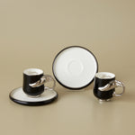 Karaca x Beşiktaş Licensed 2-Person Coffee Cup Set 90 ml