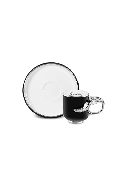 Karaca x Beşiktaş Licensed 2-Person Coffee Cup Set 90 ml