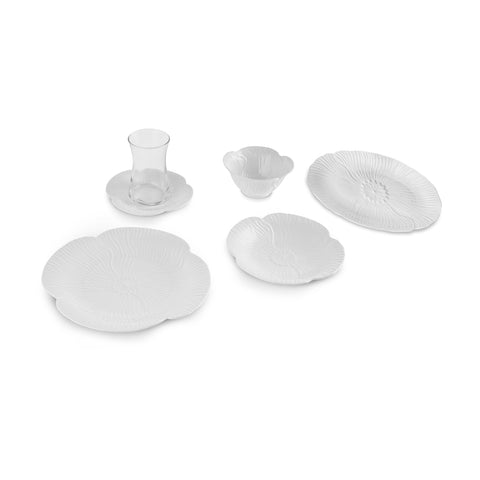Karaca Forever Bone Floris 26-teiliges Frühstücksset für 6 Personen