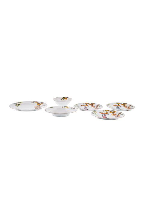 Karaca Elegance Bone Samira – 24 Parça 6 Kişilik Yemek Takımı