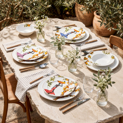 Karaca Elegance Bone Samira – 24-Piece Dinnerware Set for 6 People