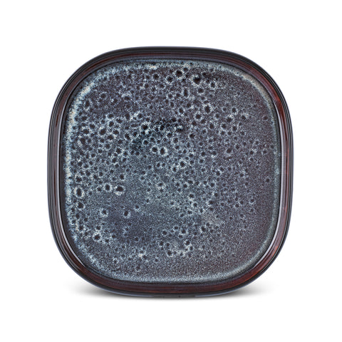 Karaca Earth Collection Galactic Shiny Black 55-Piece 12-Person Dinnerware Set
