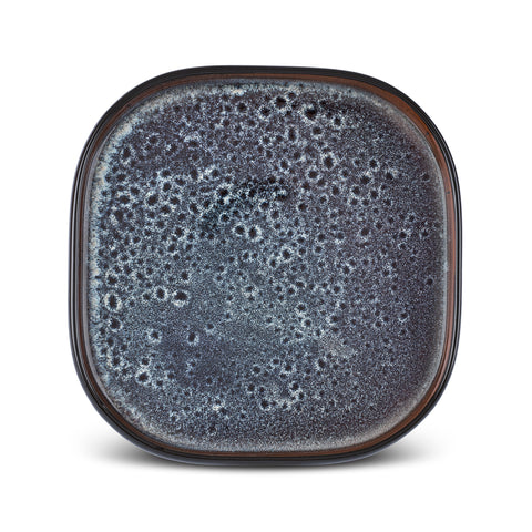 Karaca Earth Collection Galactic Shiny Black 55-Piece 12-Person Dinnerware Set