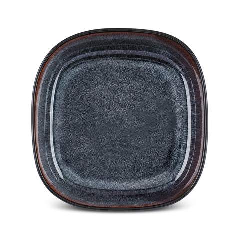 Karaca Earth Collection Galactic Shiny Black 55-Piece 12-Person Dinnerware Set