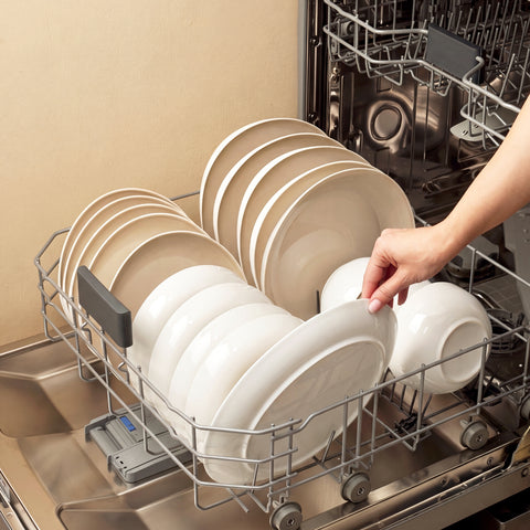 Karaca Earth Collection Rise 55-teiliges 12-Personen-Tafelservice Plus Creme